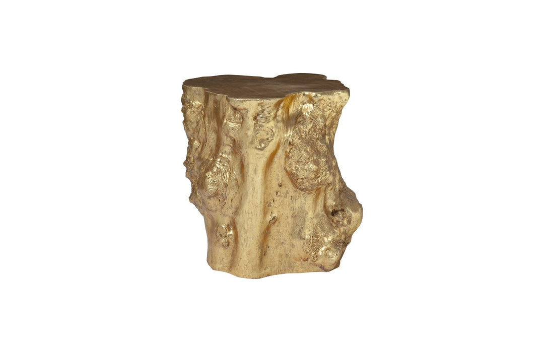 Log Side Table, Gold Leaf - Phillips Collection - AmericanHomeFurniture