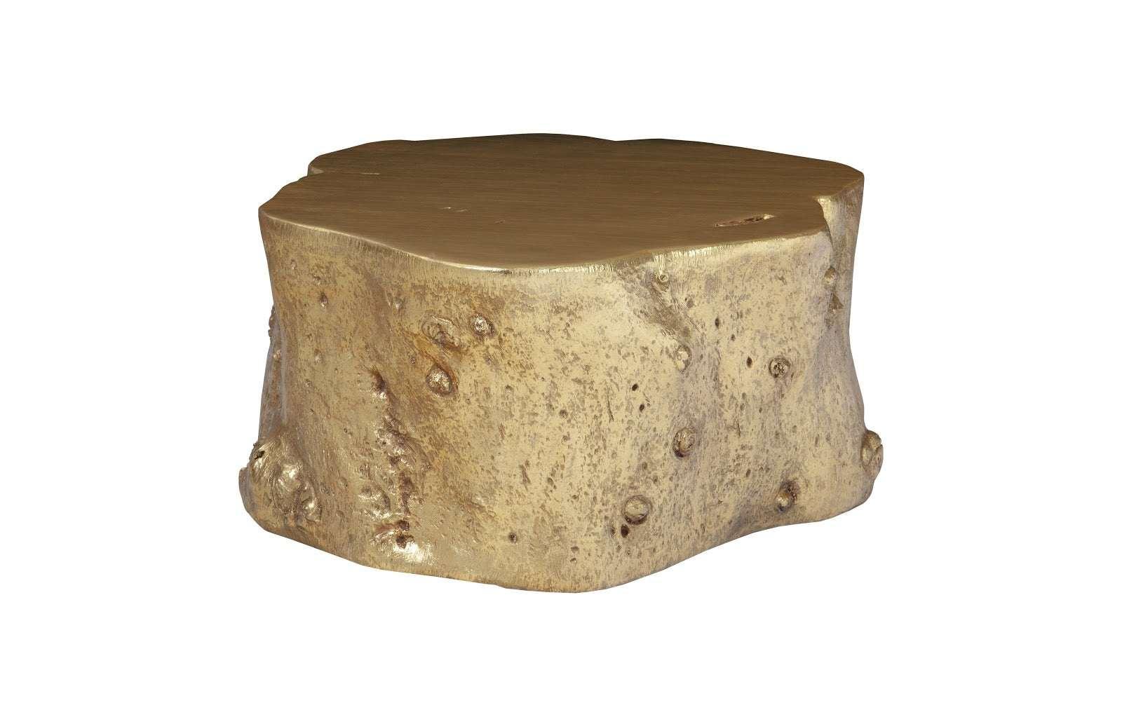 Phillips Collection Log Coffee Table, Gold Leaf COFFEE TABLES