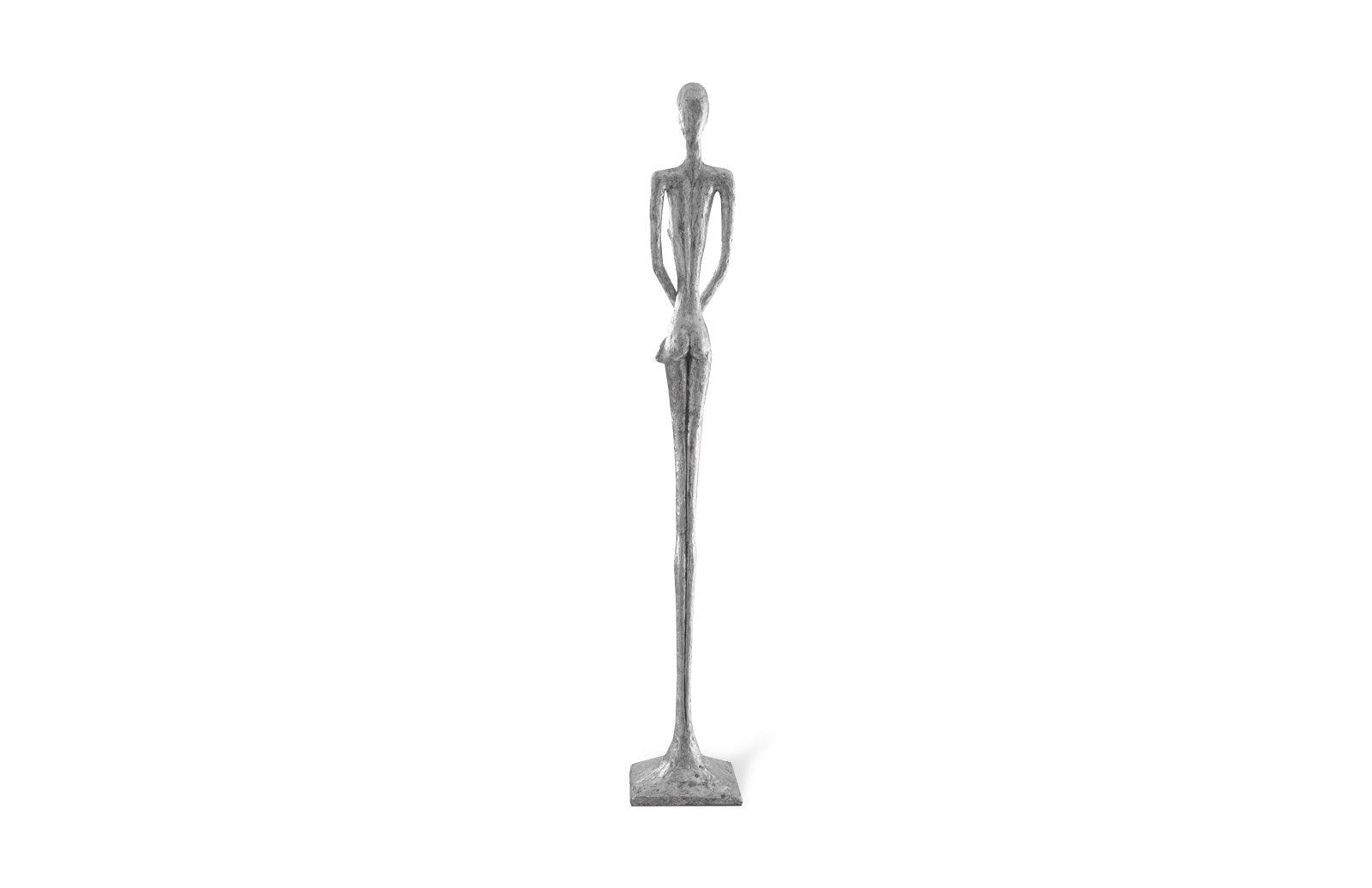 Phillips Collection Lottie Sculpture, Resin, Silver Leaf DECORATIVE OBJECTS