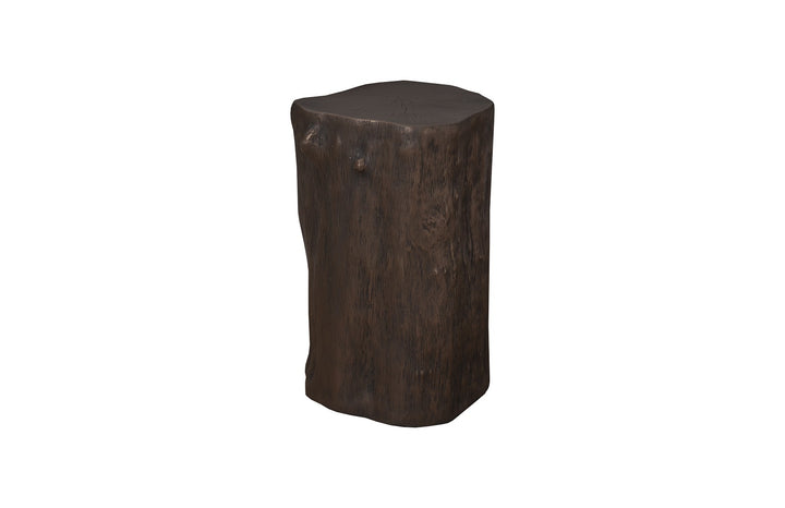 Log Stool, Bronze, SM - Phillips Collection - AmericanHomeFurniture