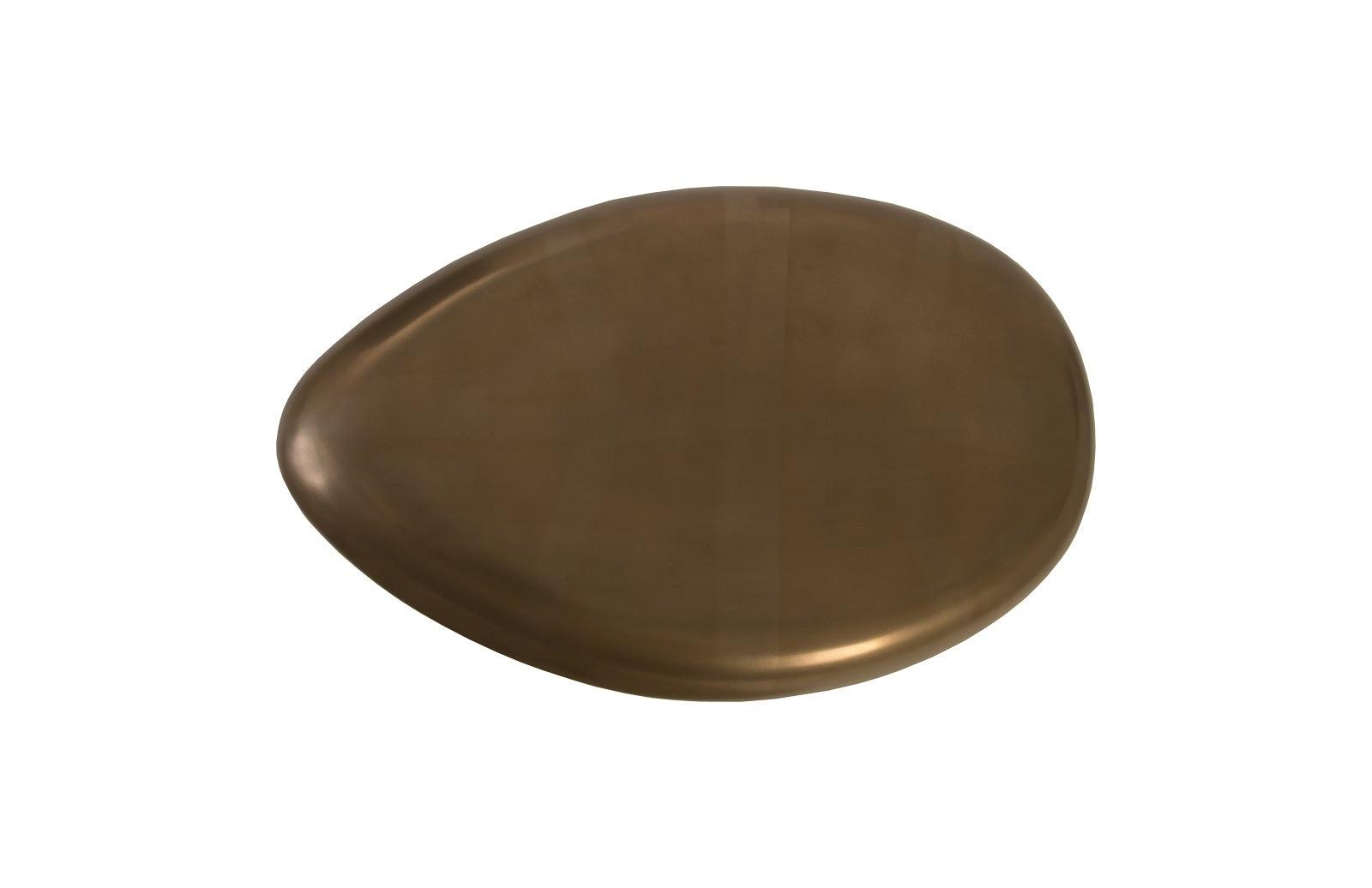 Phillips Collection River Stone Coffee Table, Small, Resin, Bronze Finish COFFEE TABLES