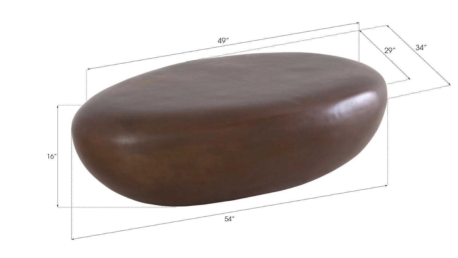 Phillips Collection River Stone Coffee Table - Thumbnail 4