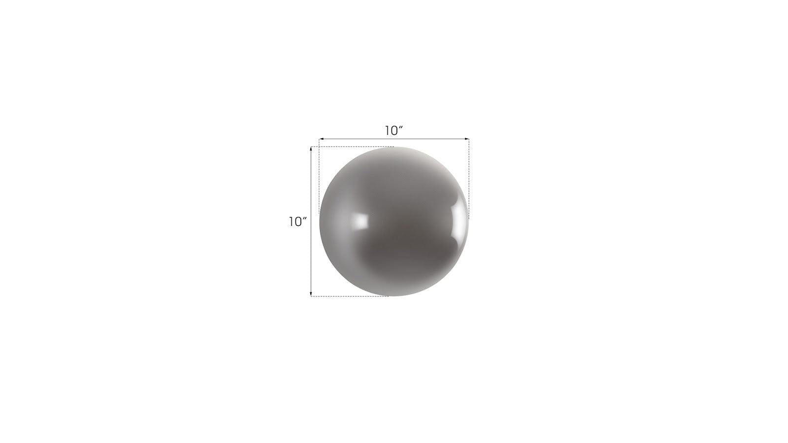 Phillips Collection Ball on the Wall, Extra Small, Polished Aluminum Finish WALL ACCENTS