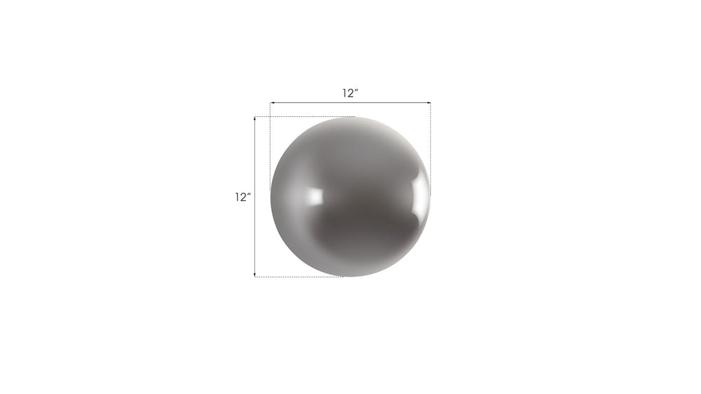 Ball on the Wall, Small, Polished Aluminum Finish - Phillips Collection - AmericanHomeFurniture