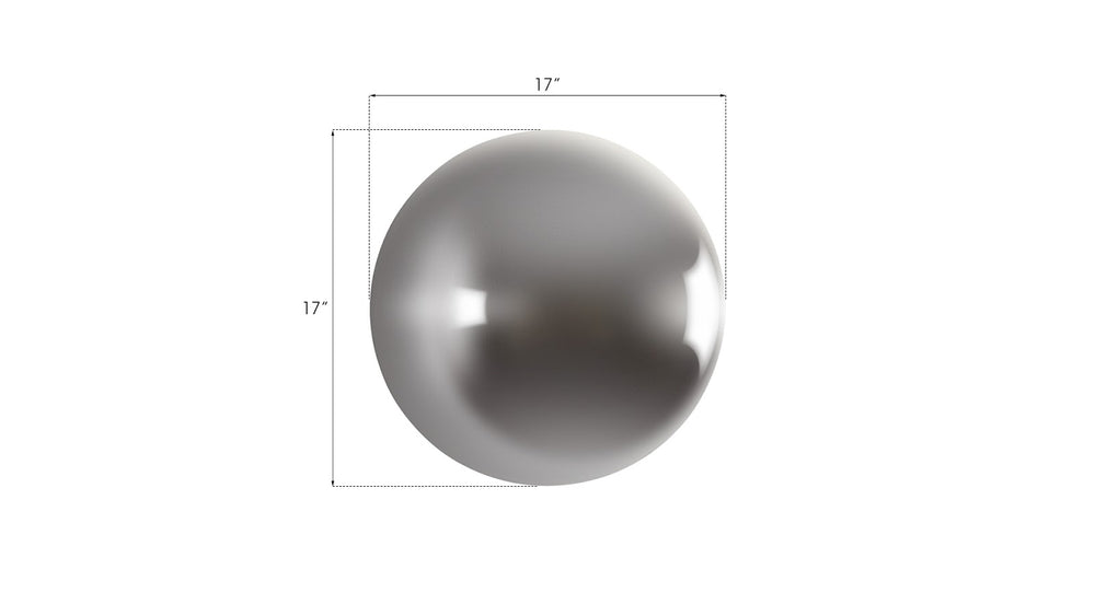 Ball on the Wall, Medium, Polished Aluminum Finish - Phillips Collection - AmericanHomeFurniture