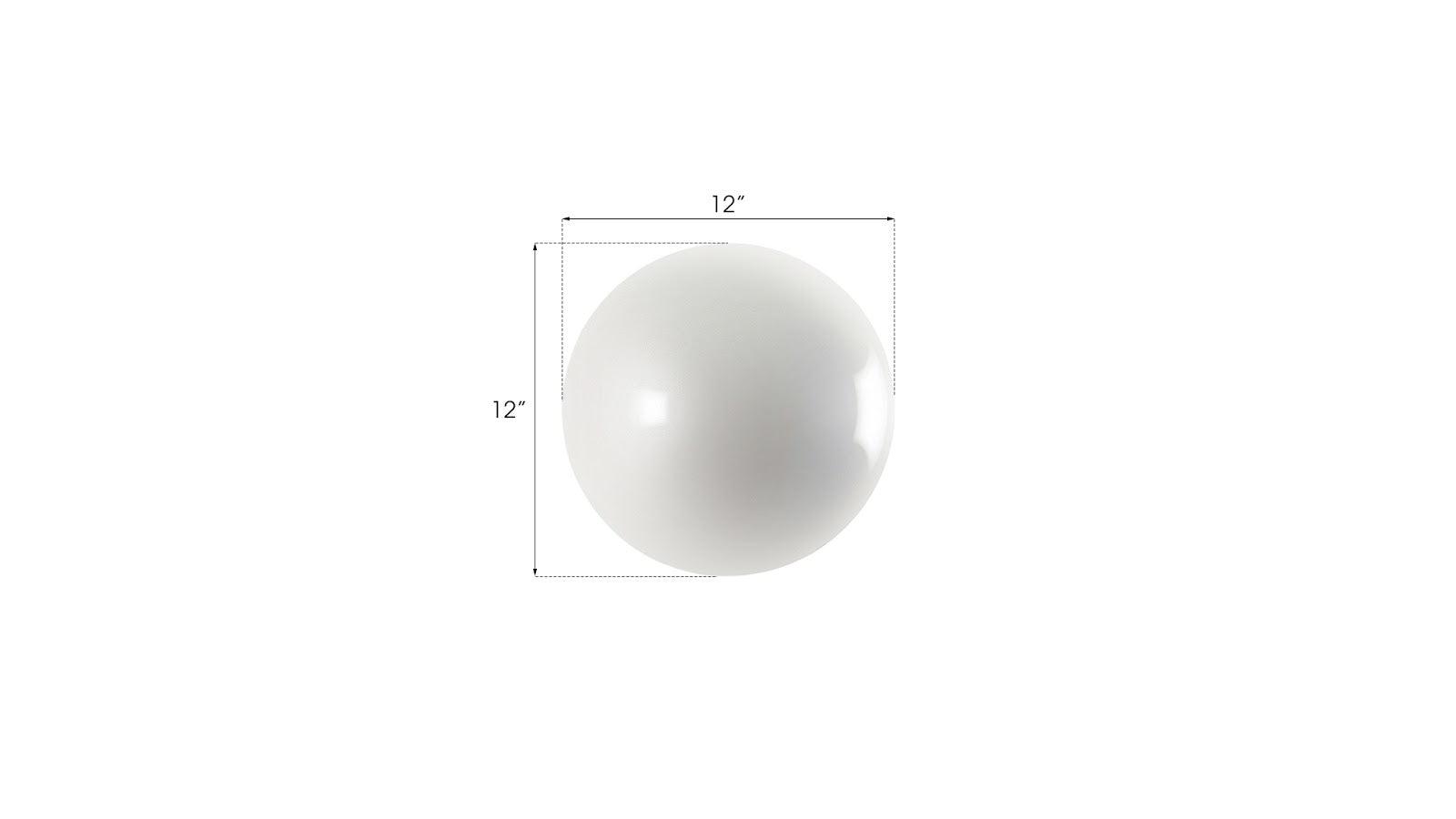 Phillips Collection Ball on the Wall, Small, Pearl White WALL ACCENTS