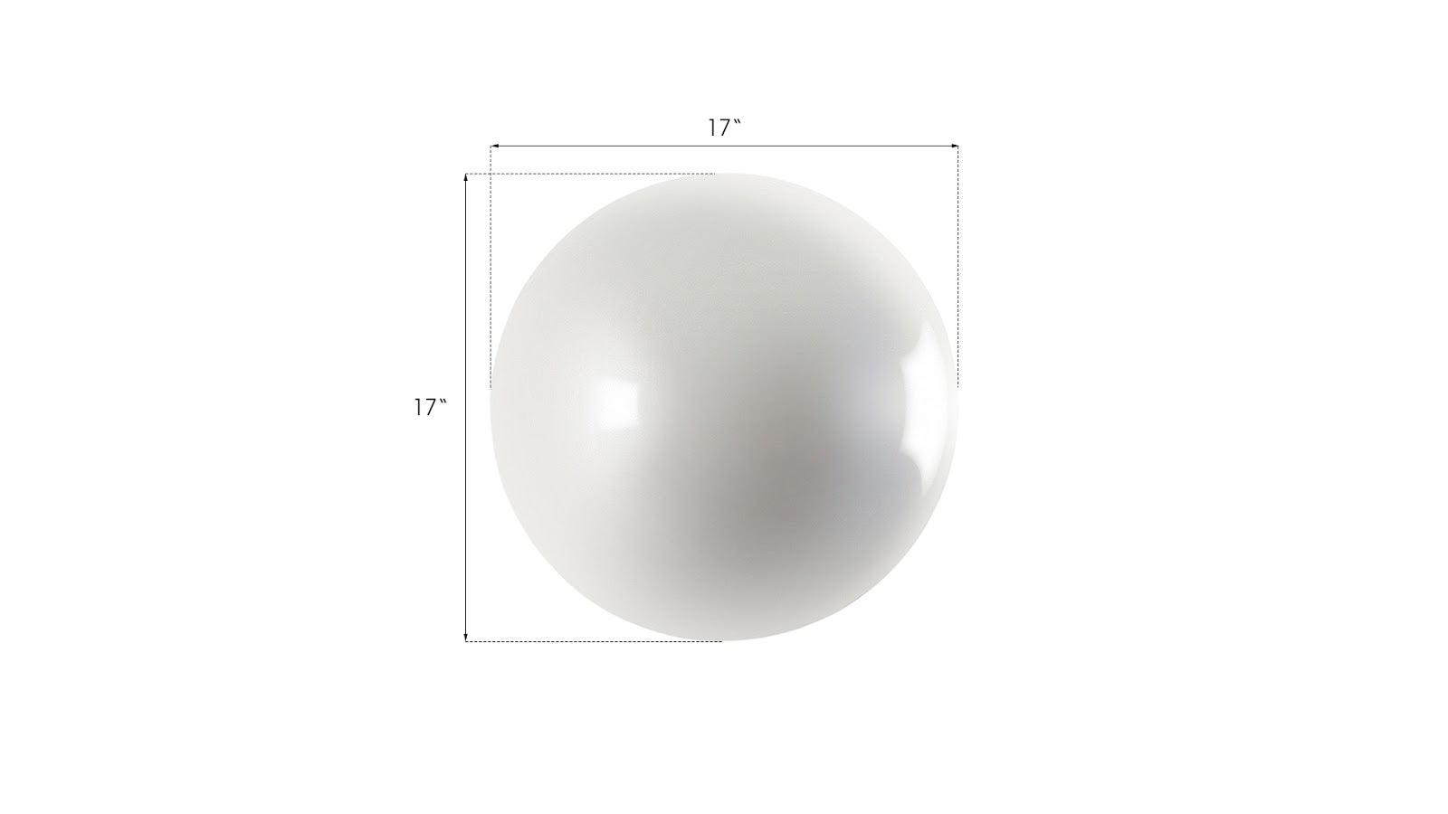 Phillips Collection Ball on the Wall, Medium, Pearl White WALL ACCENTS
