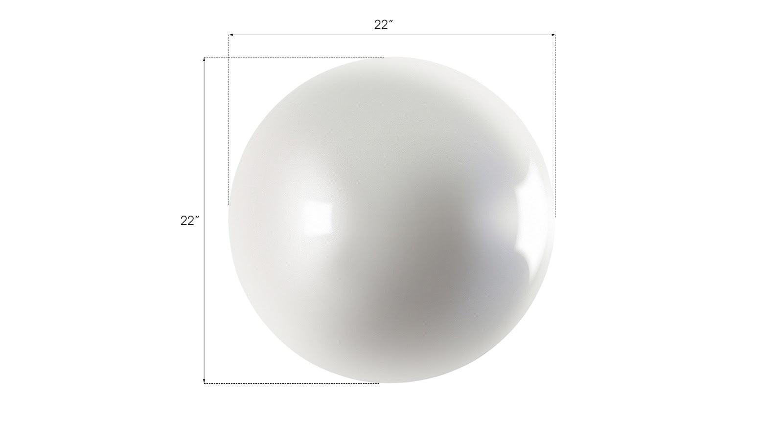 Phillips Collection Ball on the Wall, Large, Pearl White WALL ACCENTS