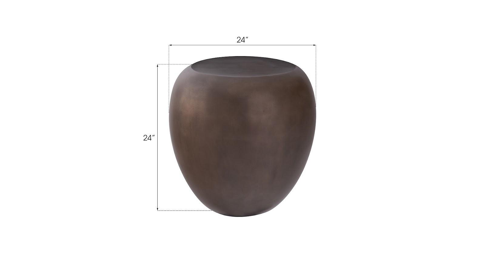Phillips Collection River Stone Side Table - Thumbnail 3