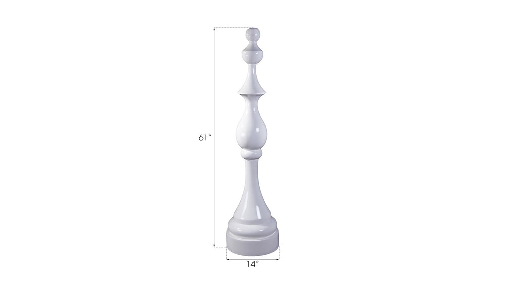 Check Mate Sculpture, White - Phillips Collection - AmericanHomeFurniture