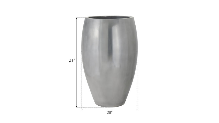 Classic Planter, Polished Aluminum, LG - Phillips Collection - AmericanHomeFurniture