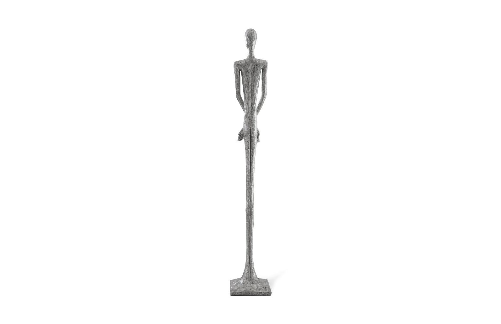 Phillips Collection Lloyd Sculpture, Resin, Silver Leaf DECORATIVE OBJECTS