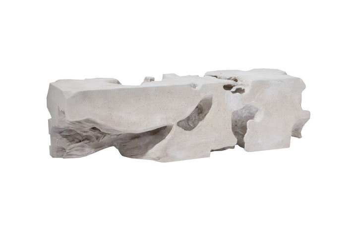 Freeform Bench, Roman Stone - Phillips Collection - AmericanHomeFurniture