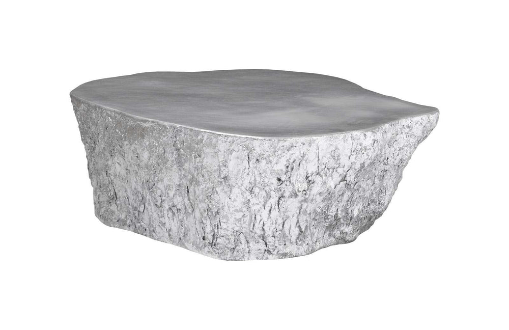 Bark Coffee Table, Silver Leaf - Phillips Collection - AmericanHomeFurniture