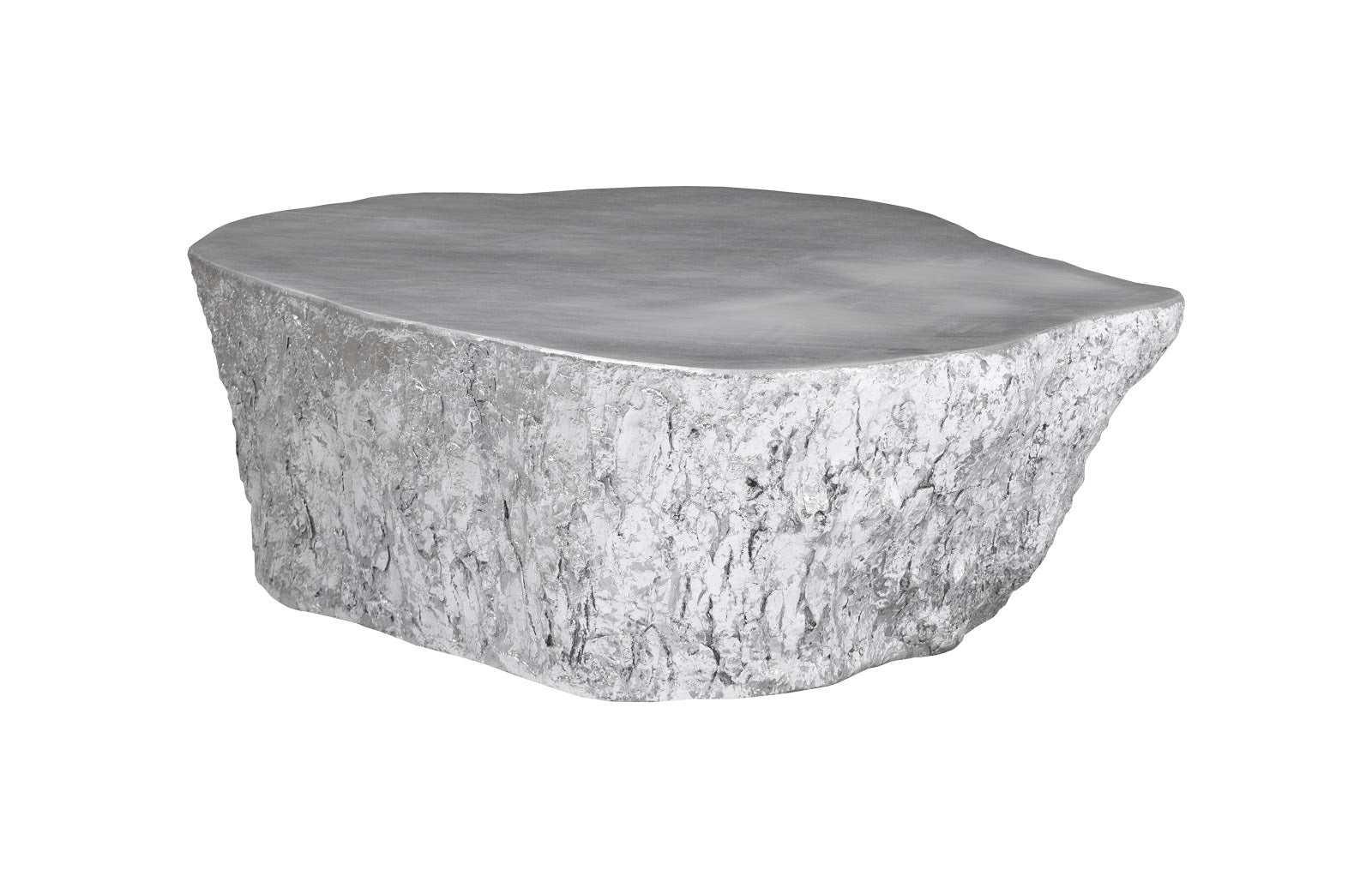 Phillips Collection Bark Coffee Table, Silver Leaf COFFEE TABLES