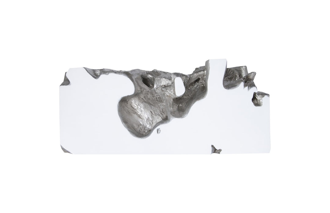 Freeform Bench, White, Silver Leaf, SM - Phillips Collection - AmericanHomeFurniture