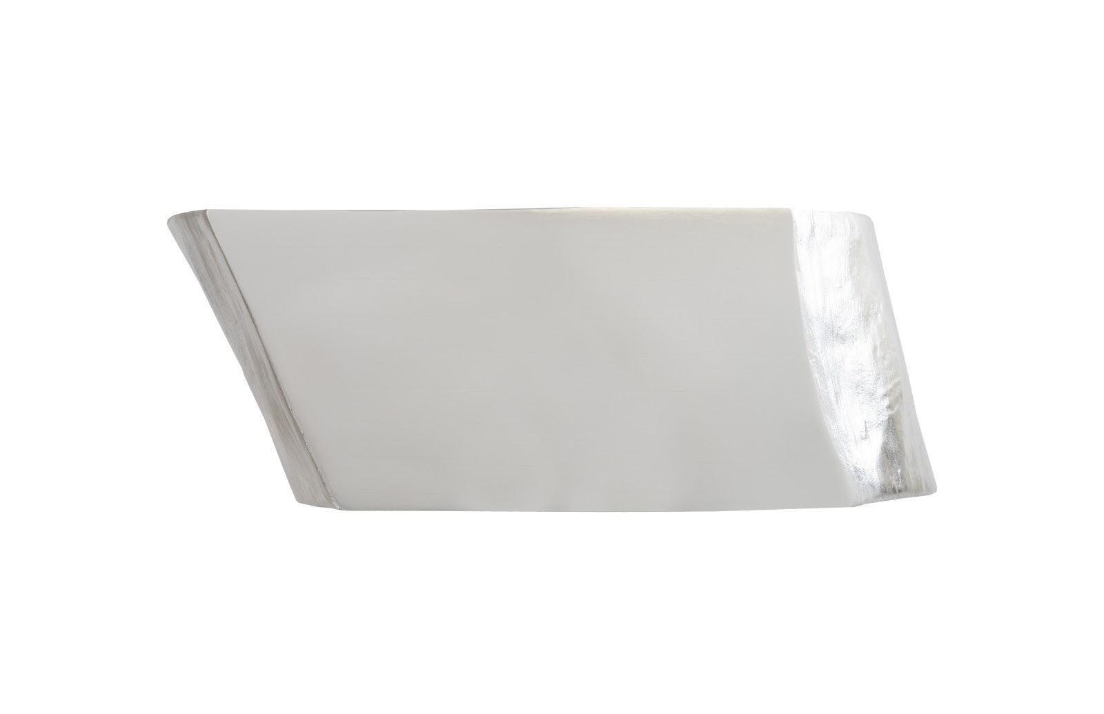 Phillips Collection Plateada Hollow Console, Silver Leaf CONSOLE TABLES