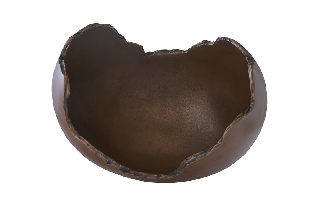 Burled Bowl, Resin, Bronze Finish - Phillips Collection - AmericanHomeFurniture
