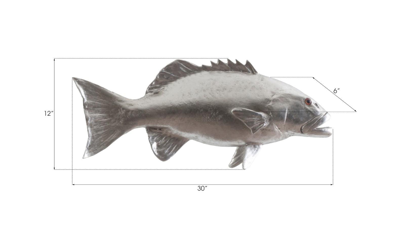 Phillips Collection Coral Trout Fish Wall Sculpture - Thumbnail 3