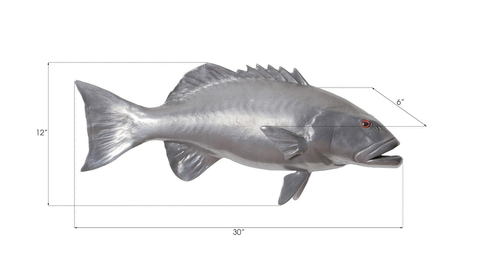 Phillips Collection Coral Trout Fish Wall Sculpture - Thumbnail 4