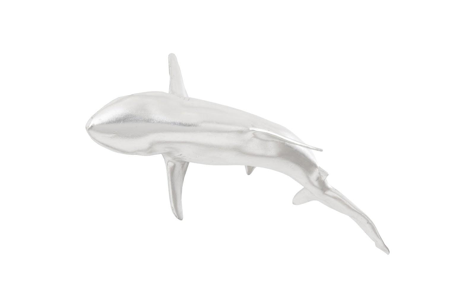 Phillips Collection Whaler Shark, Silver Leaf WALL ACCENTS