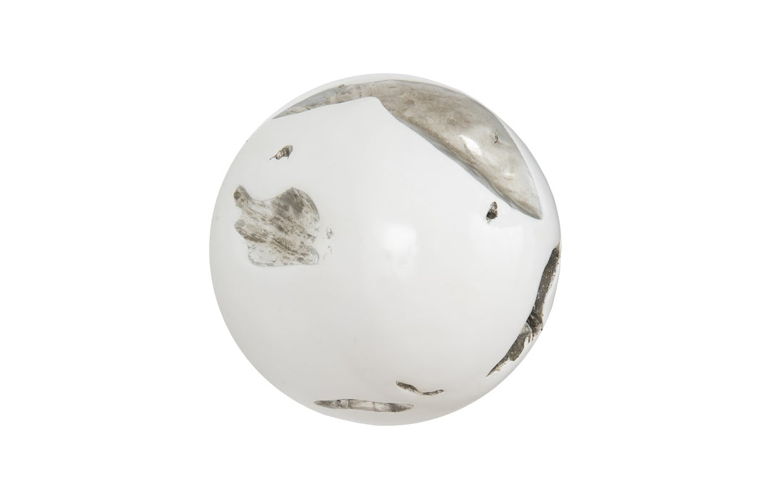 Cast Root Wall Ball, Resin, White, MD - Phillips Collection - AmericanHomeFurniture