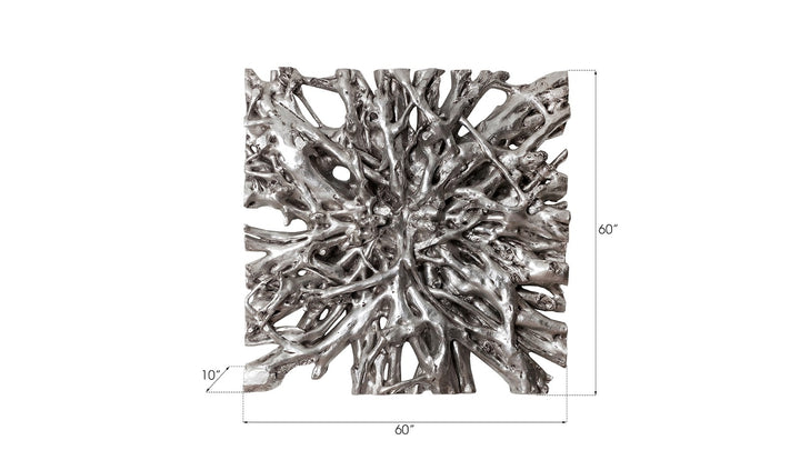 Square Root Wall Art, Silver Leaf, LG - Phillips Collection - AmericanHomeFurniture