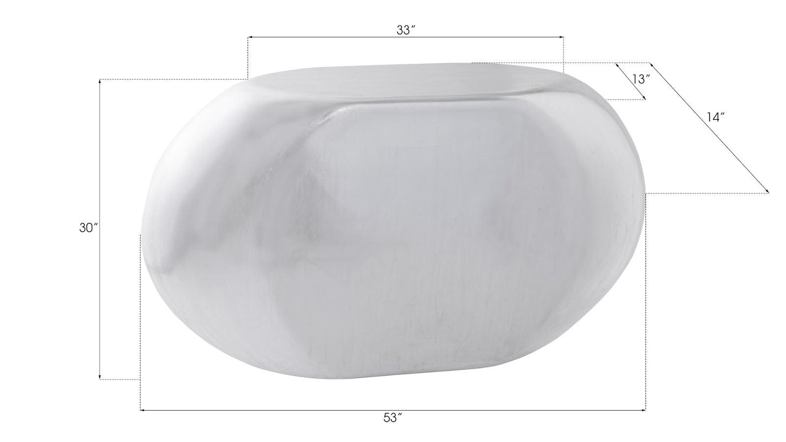 River Stone Console Table