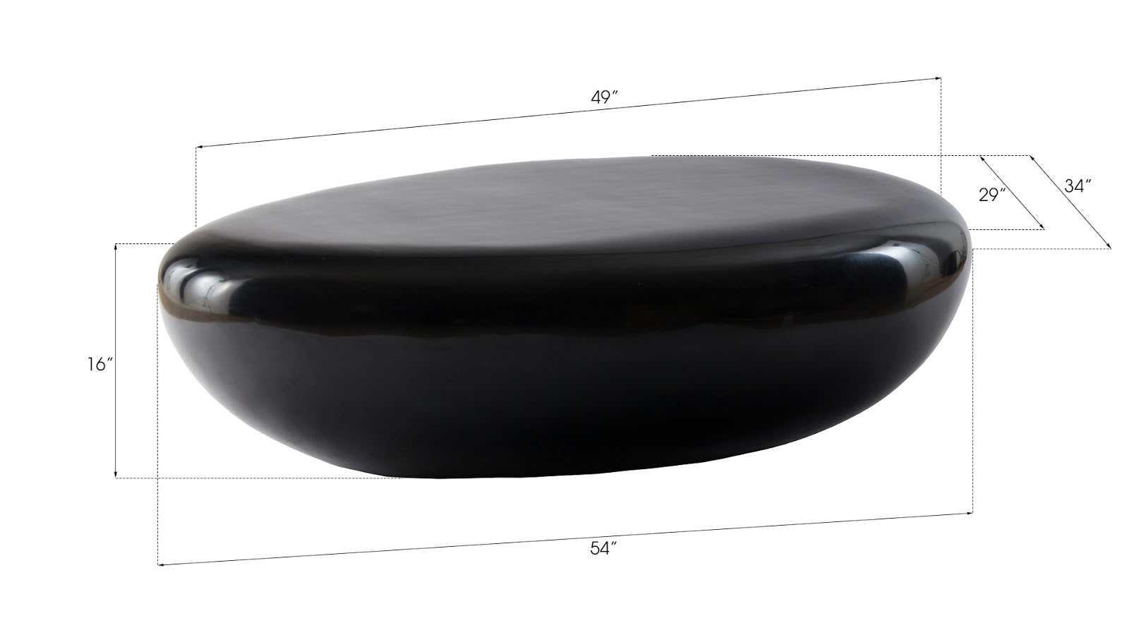 Phillips Collection River Stone Coffee Table - Thumbnail 2