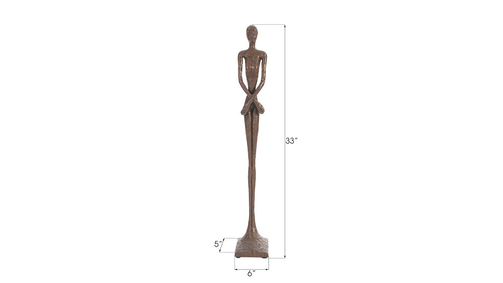 Lottie Sculpture, Small, Resin, Bronze Finish - Phillips Collection - AmericanHomeFurniture