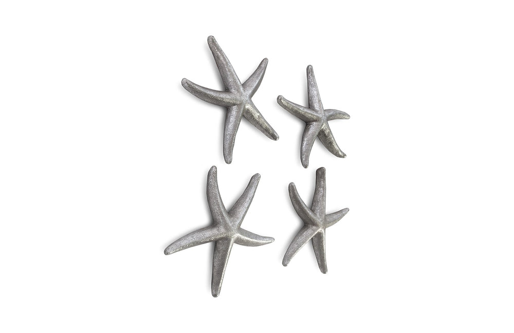 Starfish, Silver Leaf, Set of 4, SM - Phillips Collection - AmericanHomeFurniture