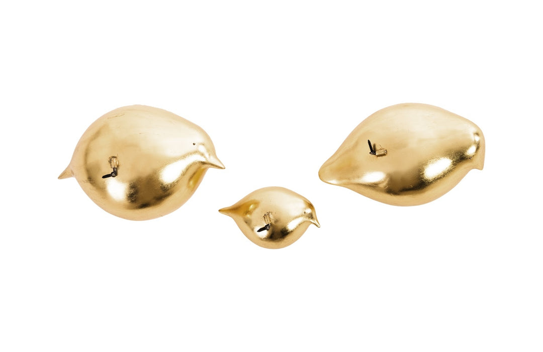 Golden Birds, Set of 3, Gold Leaf, LG - Phillips Collection - AmericanHomeFurniture