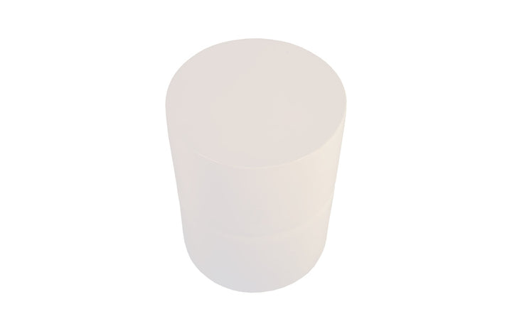Stacked Stool, Gel Coat White - Phillips Collection - AmericanHomeFurniture