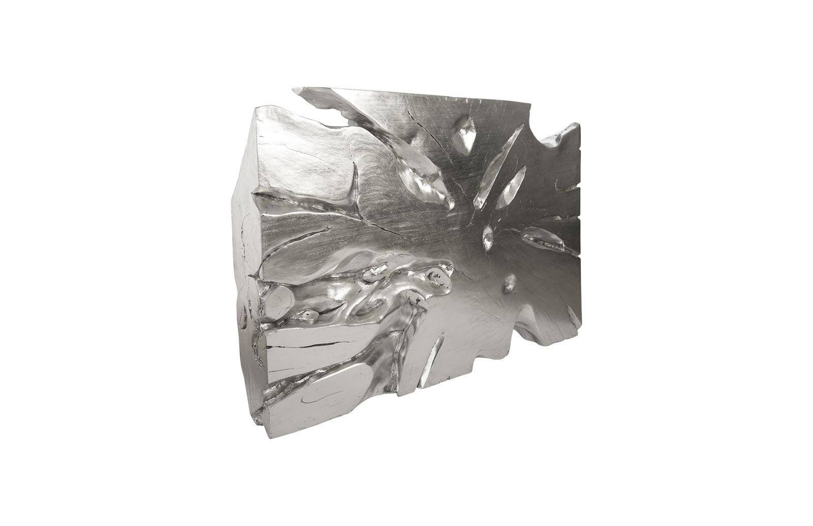 Phillips Collection Freeform Wall Art, Large, Silver Leaf WALL ACCENTS