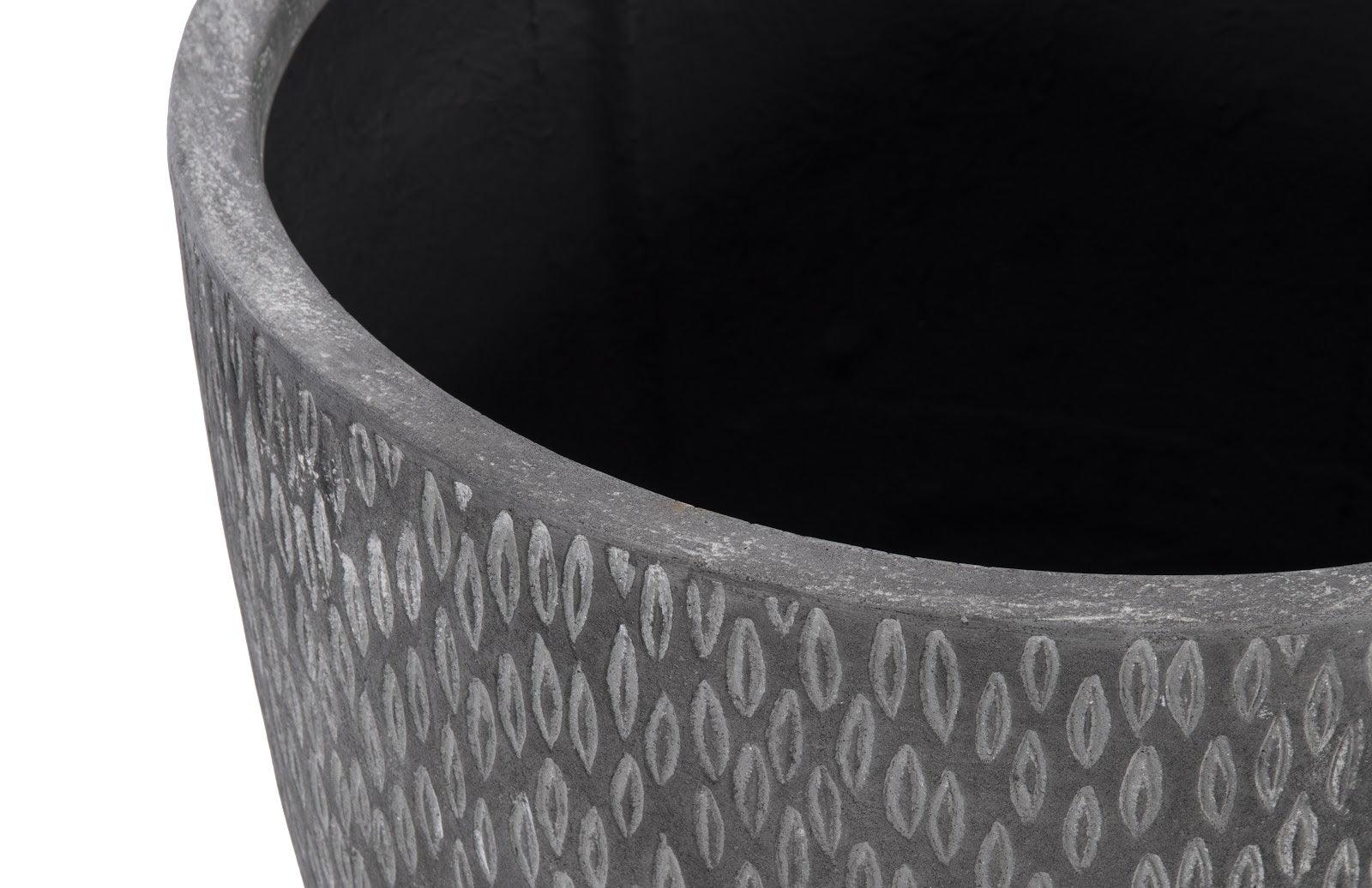 Phillips Collection Griswold Planter Gray , SM PLANTERS