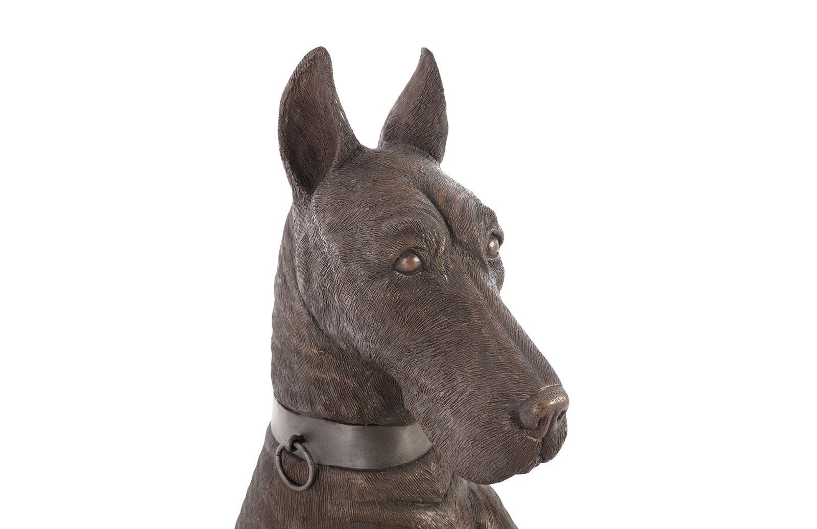Phillips Collection Great Dane, Bronze, Left DECORATIVE OBJECTS