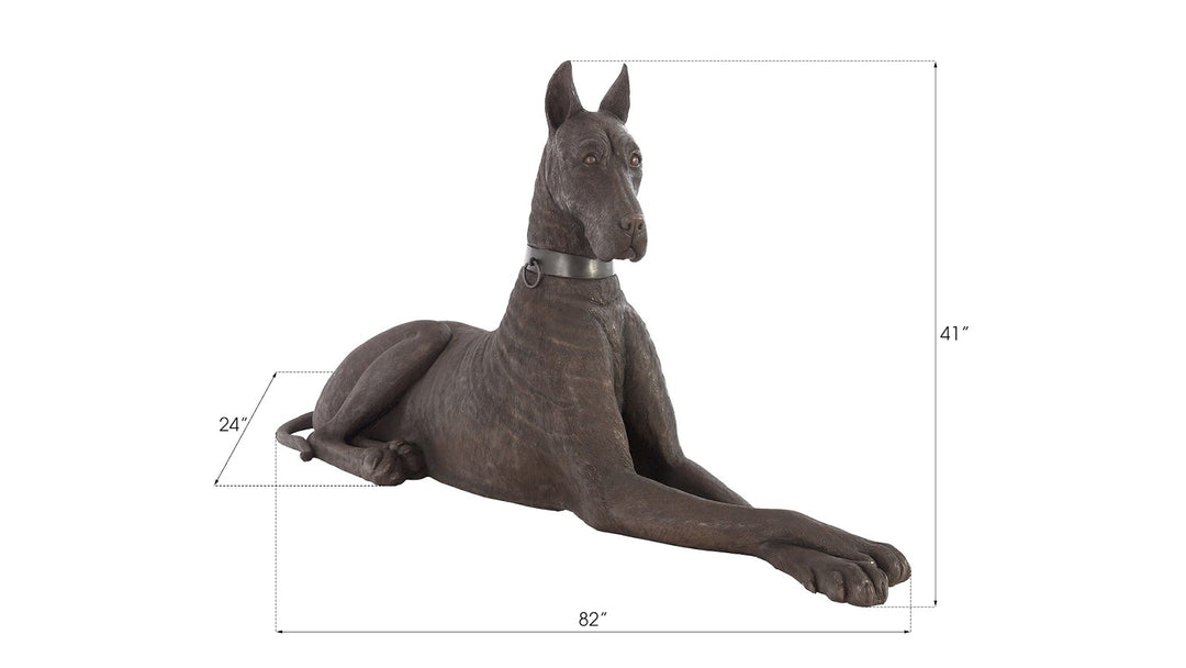 Great Dane, Bronze, Left - Phillips Collection - AmericanHomeFurniture