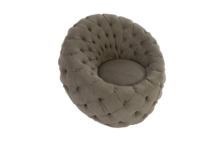 Egg Chair, Ramie Gray - Phillips Collection - AmericanHomeFurniture