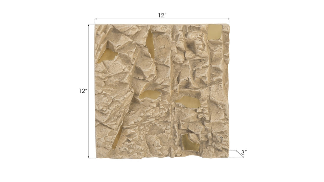 Rubble Wall Tile, Brass Accents - Phillips Collection - AmericanHomeFurniture