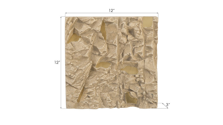 Rubble Wall Tile, Brass Accents - Phillips Collection - AmericanHomeFurniture