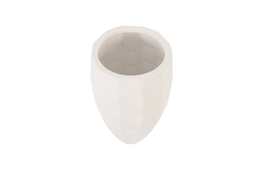 Mando Planter, Gel Coat White, SM - Phillips Collection - AmericanHomeFurniture