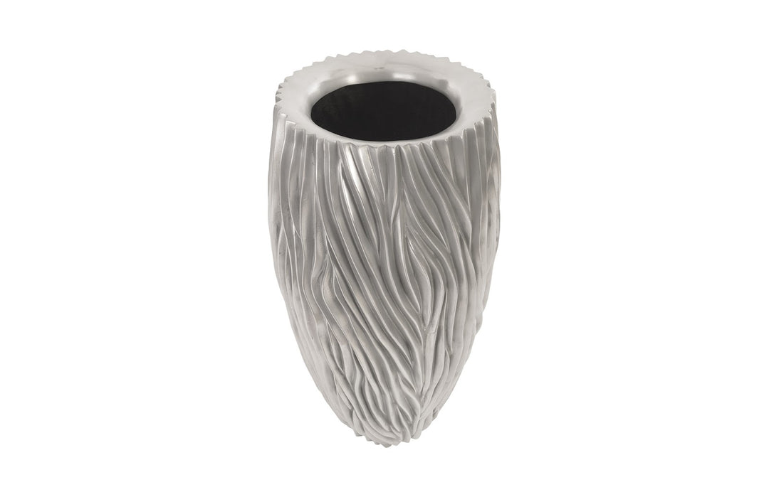 Alon Planter, Polished Aluminium - Phillips Collection - AmericanHomeFurniture