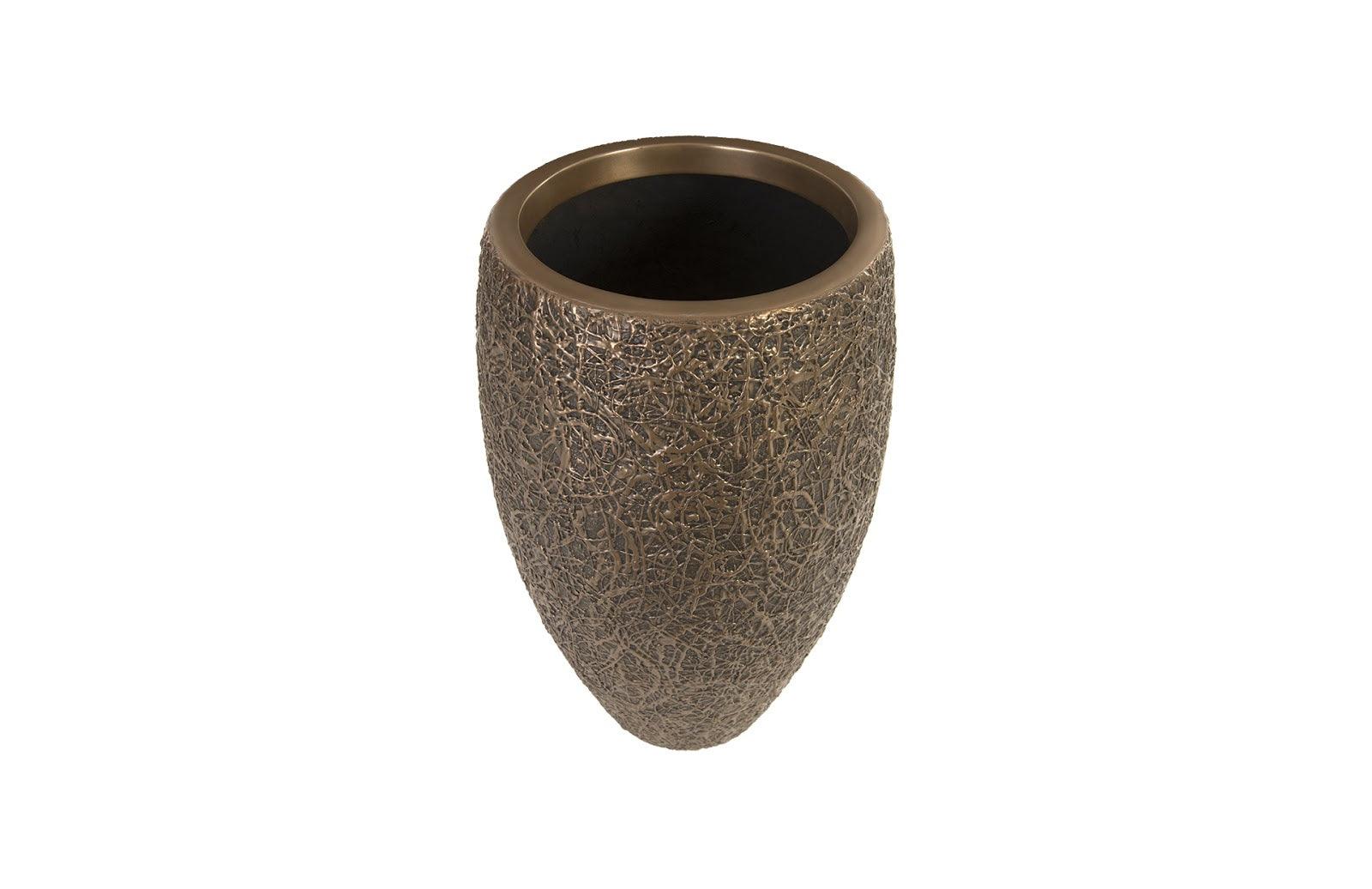 Phillips Collection String Theory Planter, Bronze, MD PLANTERS