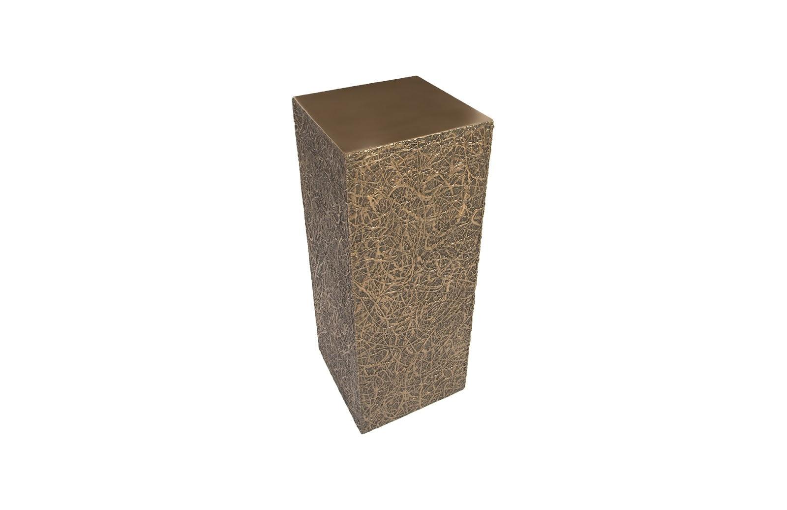 Phillips Collection String Theory Pedestal, Bronze, MD ACCENT TABLES