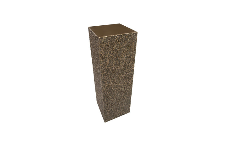 String Theory Pedestal, Bronze, LG - Phillips Collection - AmericanHomeFurniture