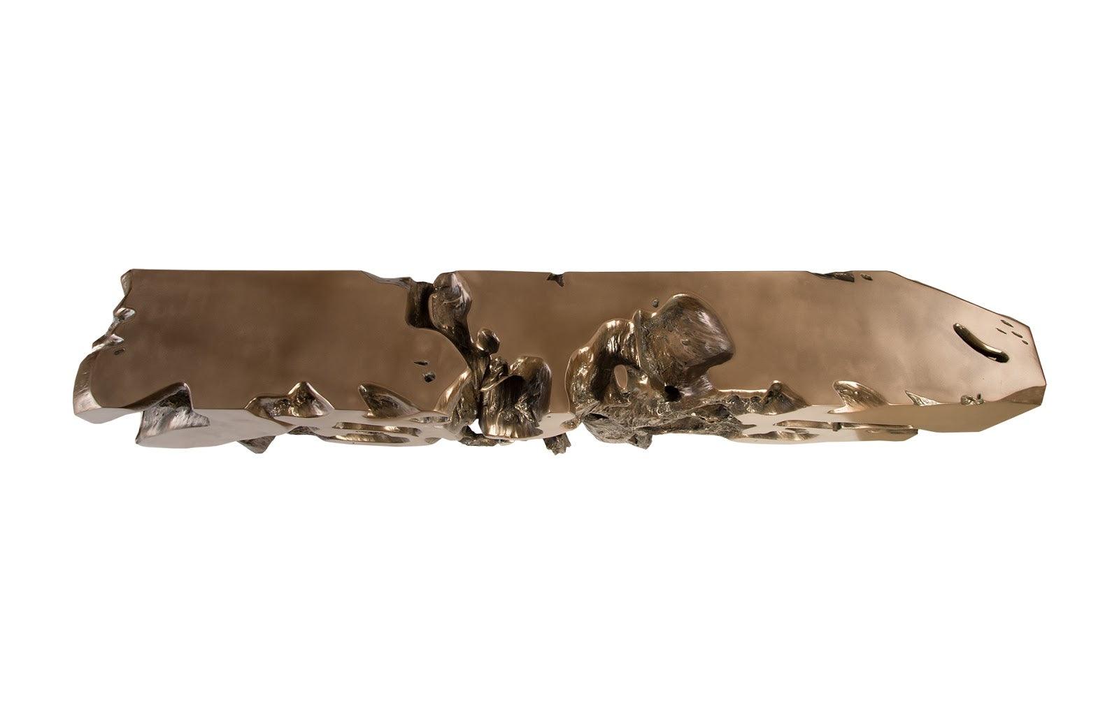 Phillips Collection Freeform Console Table,Bronze , XL CONSOLE TABLES