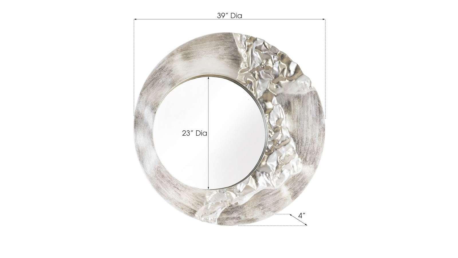 Mercury Mirror, Silver Leaf - Thumbnail 4