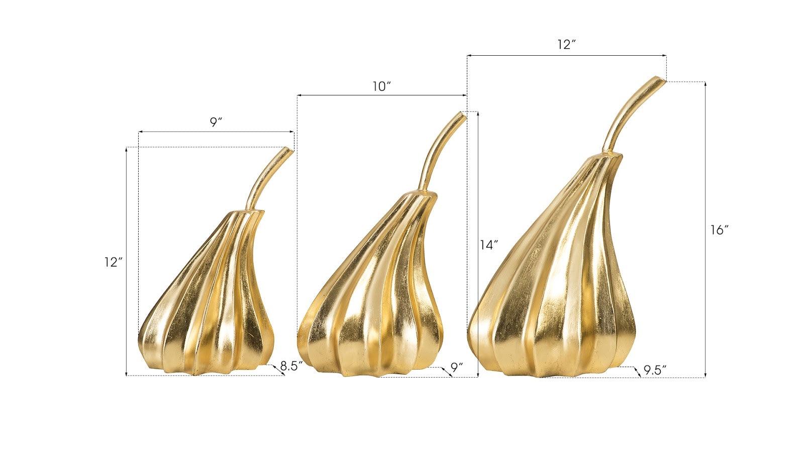 Hand Dipped Pears Set of 3