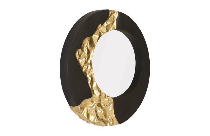 Mercury Mirror, Black, Gold Leaf - Phillips Collection - AmericanHomeFurniture