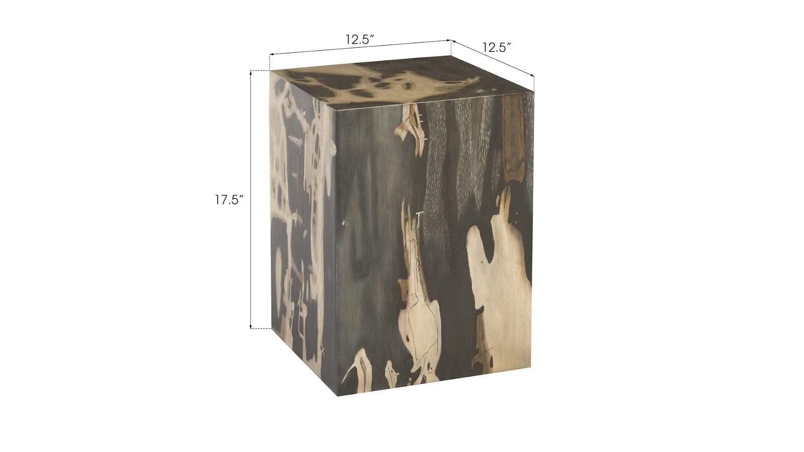 Cast Petrified Wood Stool - Thumbnail 5